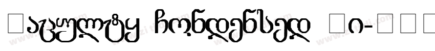 Faculty Condensed Li字体转换